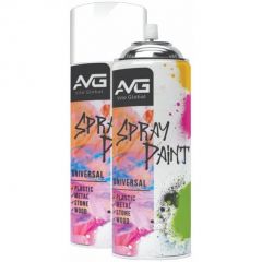 Краска аэрозольная AVG (АВГ) универсальная белый глянцевый RAL9016 №40 240 г