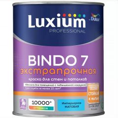 Краска Dulux (Дюлюкс) Professional Bindo 7 экстрапрочная BW 1 л
