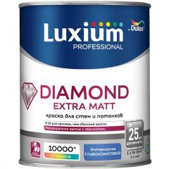 Краска для стен и потолков Dulux (Дюлюкс) Professional Extra Matt глубокоматовая база BW 1 л