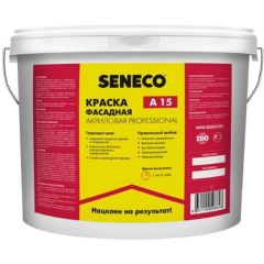 Краска фасадная акриловая Seneco (Сенеко) Professional А 15 супербелая 20 кг