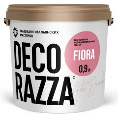 Краска интерьерная Decorazza (Декоразза) Fiora база А 0,9 л (DFA-013/009)