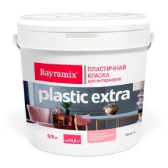 Краска акриловая Bayramix (Байрамикс) Plastik Extra База А 0,9 л