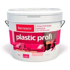 Краска акриловая Bayramix (Байрамикс) Plastik Profi База С 9 л