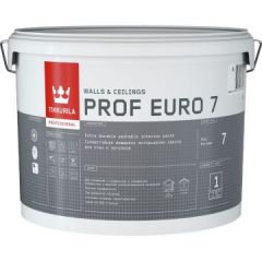 Краска интерьерная Tikkurila (Тиккурилла) /Tikkivala (Тиккурила/Тиккивала) Prof Euro 7 суперстойкая матовая база А 9 л