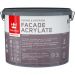 Краска универсальная акрилатная Tikkurila/Tikkivala (Тиккурила/Тиккивала) Facade Acrylate для фасадов и интерьеров влагостойкая моющаяся глубокоматовая база A 9 л