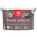 Краска универсальная акрилатная Tikkurila/Tikkivala (Тиккурила/Тиккивала) Facade Acrylate для фасадов и интерьеров влагостойкая моющаяся глубокоматовая база A 9 л