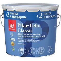 Краска акрилатная Tikkurila (Тиккурилла) /Tikkivala (Тиккурила/Тиккивала) Pika Teho Classic для деревянных фасадов матовая база A 11 л