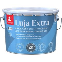Краска интерьерная Tikkurila/Tikkivala (Тиккурила/Тиккивала) Luja extra 20 полуматовая, влагостойкая краска база A 9 л