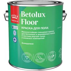 Краска интерьерная Tikkurila/Tikkivala (Тиккурила/Тиккивала) Betolux floor для пола алкидно-уретановая глянцевая база С 2,7 л
