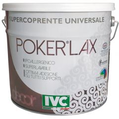 Краска интерьерная IVC (АЙВИСИ) Poker Lax Mat Top Plus Converter матовая белая 6 кг