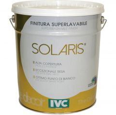 Краска супермоющаяся IVC (АЙВИСИ) Solaris Base Bianco матовая белая 10 л