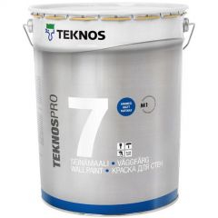 Краска интерьерная Teknos (Текнос) TeknosPro 7 РМ3 матовая бесцветная 9 л