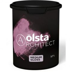 Краска интерьерная Olsta (Ольста) Architect Medium Gloss Глянцевая Белая база A 2,7 л