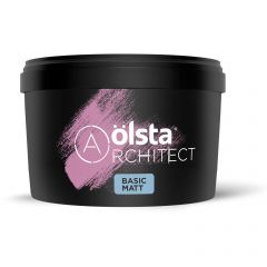 Краска интерьерная Olsta (Ольста) Architect Basic Matt Матовая Белая база A 0,45 л (OABMA-045)