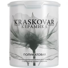 Краска керамическая антивандальная Kraskovar (Красковар) Keramic Eggshell, база А 2 л, 1900002126