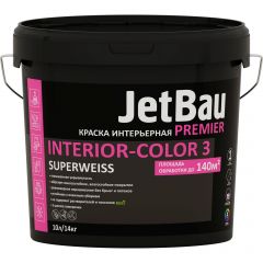 Краска акриловая Jetbau (Джетбау) Premier Interior-color 3, 14 кг