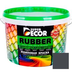 Краска Super Decor (Супер Декор) резиновая ВД-АК-103 Графит RAL-7024 40 кг
