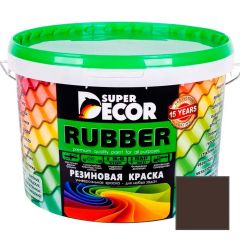 Краска Super Decor (Супер Декор) резиновая ВД-АК-103 Шоколадный RAL-8017 12 кг