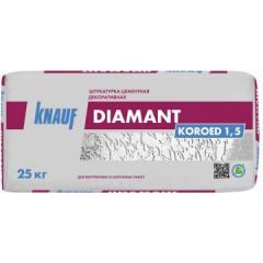 Штукатурка Кнауф (Knauf) Диамант Короед зерно 1,5 мм 25 кг