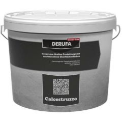 Декоративное покрытие Derufa Calcestruzzo New с эффектом бетонной стены 15 кг