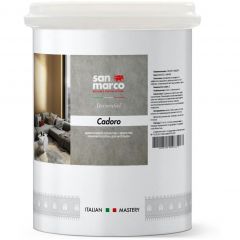 Декоративное покрытие San Marco (Cан Марко) Cadoro с эффектом муарового шелка Argento (Серебристый) 1 л, R3790070/1