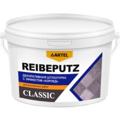 Штукатурка Артель Classic Reibeputz интерьерная Короед зерно 2 мм (ведро) 45 кг