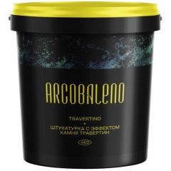 Декоративная штукатурка Vernici (Верничи) Arcobaleno Travertino с эффектом камня Травертин 12 кг