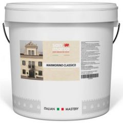 Декоративное покрытие San Marco (Сан Марко) (Cан Марко) Marmorino Classico Венецианская штукатурка под мрамор Bianco (Белая) 25 кг, R9470019/25