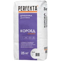 Штукатурка декоративная Perfekta (Пэрфекта) Короед белый 25 кг