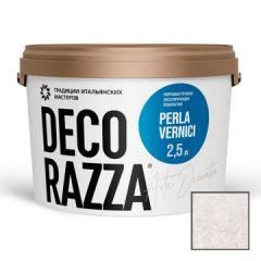 Декоративное покрытие Decorazza (Декоразза) Perla vernici (PL 001 Argento) 2,5л