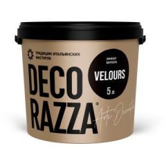 Декоративное покрытие Decorazza (Декоразза) Velours с эффектом бархата (VL-001) 6 кг