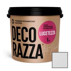 Декоративное покрытие Decorazza (Декоразза) Lucetezza Argento (LC 001) 1 л