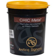 Декоративное покрытие Arte Style (Antica Signoria) Chic Metal Purple (Пурпурный) с металлизированным эффектом 1,25 л