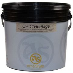 Декоративное покрытие Arte Style (Antica Signoria) Chic Heritage Silver (Серебро) с эффектом песочной поверхности 1,25 л