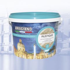 Декоративная штукатурка Artigiano Rustique эффект голубого камня 2,5 л
