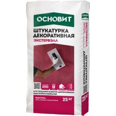Штукатурка цементная Основит (Osnovit) Экстервэлл Шуба 2,5 мм белый 25 кг
