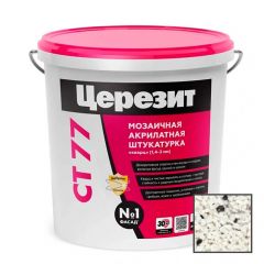 Штукатурка декоративная акриловая Ceresit (Церезит) CT 77 мозаичная Granada 1 25 кг