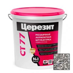 Штукатурка декоративная акриловая Ceresit (Церезит) CT 77 мозаичная Tibet 2 25 кг