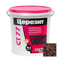 Штукатурка декоративная акриловая Ceresit (Церезит) CT 77 мозаичная Peru 1 25 кг
