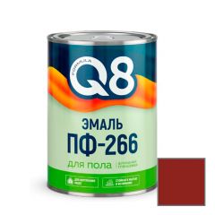 Эмаль алкидная для пола Formula Q8 ПФ-266 красно-коричневая 0,9 кг