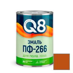 Эмаль алкидная для пола Formula Q8 ПФ-266 желто-коричневая 0,9 кг