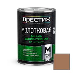 Эмаль декоративная по металлу Престиж с молотковым эффектом Античная Медь 0,8 кг