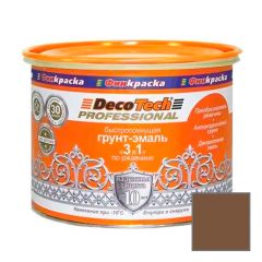 Грунт-эмаль по ржавчине Decotech Professional 3 в 1 Шоколадно-коричневый RAL 8017 2,2 л