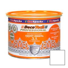 Грунт-эмаль по ржавчине Decotech Professional 3 в 1 Белый 2,2 л