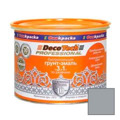 Грунт-эмаль по ржавчине Decotech Professional 3 в 1 Серый RAL 7004 2,2 л