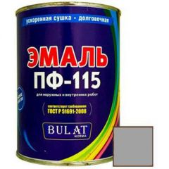 Эмаль Bulat (Булат) Norma серая ПФ-115 1,8 л