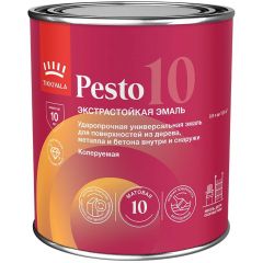 Эмаль алкидная Tikkurila/Tikkivala (Тиккурила/Тиккивала) Pesto 10 матовая С 0,9 л