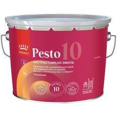 Эмаль алкидная Tikkurila/Tikkivala (Тиккурила/Тиккивала) Pesto 10 матовая С 9 л