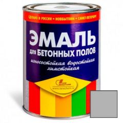 Эмаль для бетонных полов Новбытхим (Newchem) износостойкая Серая 1 л