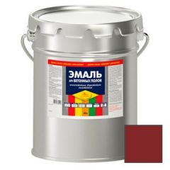 Эмаль для бетонных полов Новбытхим (Newchem) износостойкая Темно-красная 20 л